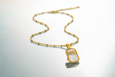 Lustra Diamond Gold chain and pendant