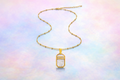 Lustra Diamond Gold chain and pendant