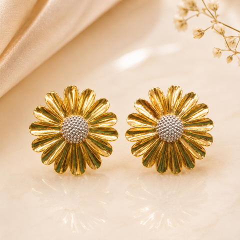 Golden Bloom Studs