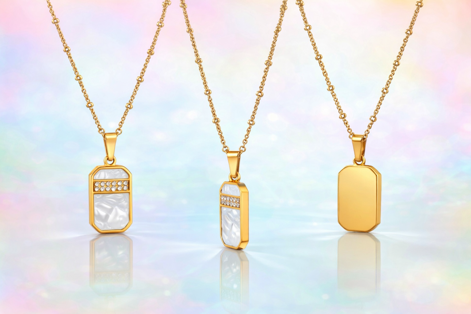 Lustra Diamond Gold chain and pendant