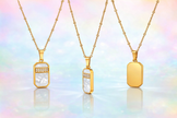 Lustra Diamond Gold chain and pendant