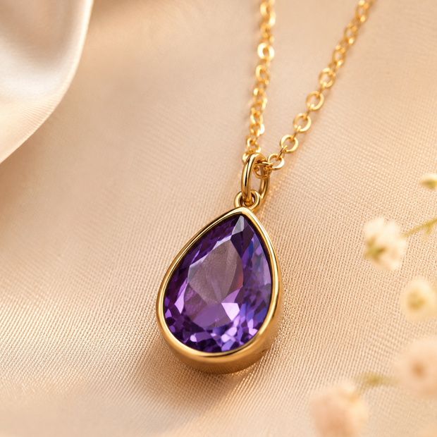 Auric Teardrop Chain and Pendant